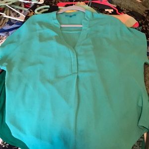 Turquoise blouse